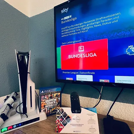 Appartement Comfort Apartments - Sky Bundesliga, Playstation, Grill & Balkon - Haus Burgstadt Altena