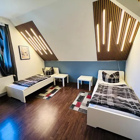 Apartmán Worker & Monteur - Haus Burgstadt - Grill & Bundesliga *