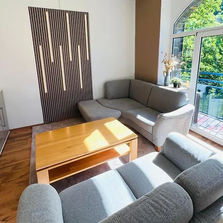 Appartement Comfort Apartments - Sky Bundesliga, Playstation, Grill & Balkon - Haus Burgstadt