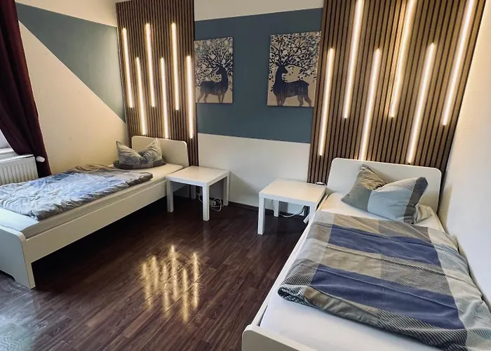 Comfort Apartments - Sky Bundesliga, Playstation, Grill & Balkon - Haus Burgstadt